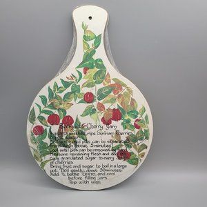 Kelsey Melamine Giftware England Trivet Cutting Board Cherry Jam New